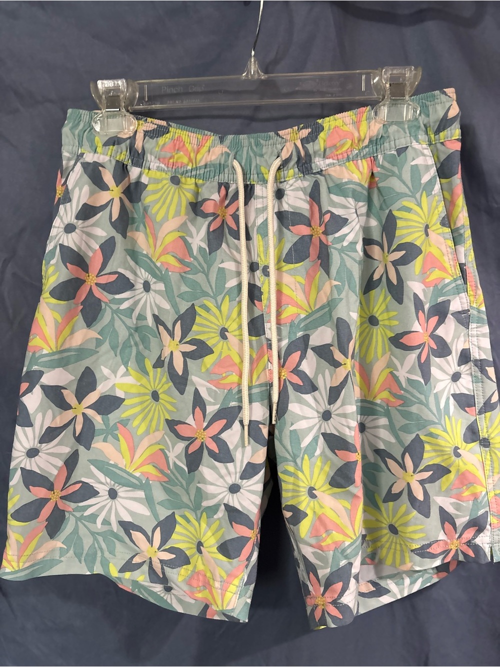 Women’s Floral shorts in board short style - Pastel Multi.